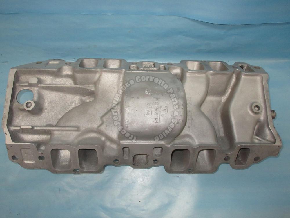 ORIGINAL GM 3933163 FACTORY RECTANGLE PORT ALUMINUM INTAKE 427 