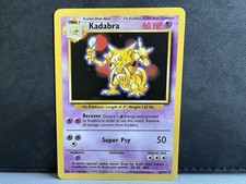 Pokémon TCG Kadabra Base Set 32/102 Regular Unlimited Uncommon | MINT!