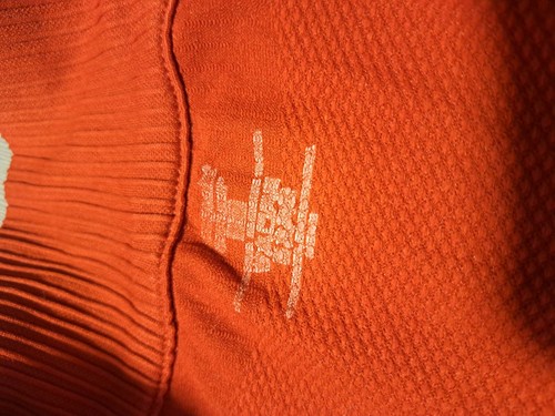 Camisa Patagonia Para Hombre Mediana Naranja Cuarto Cremallera Ligera Aire Libre Senderismo - Imagen 6 de 10