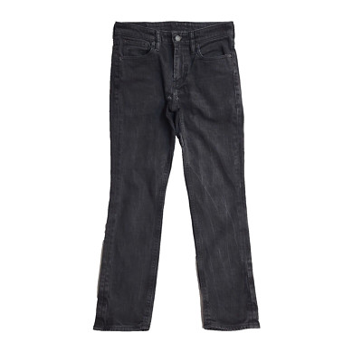 Levi's 511 schwarz gerades Bein Denim Jeans UK Herren Größe S W30 L30 DD81