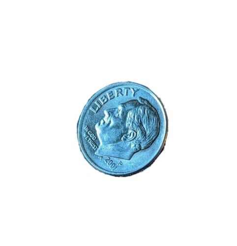 2001 P Dime Broadstroke / Off Center - Picture 2 of 3