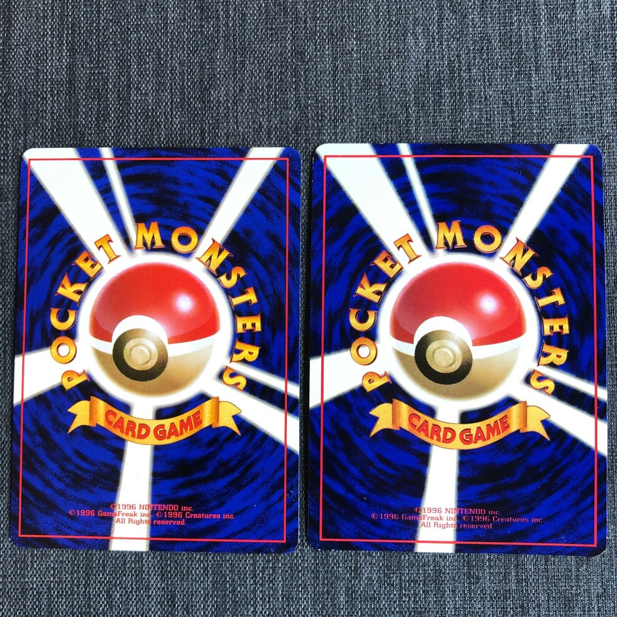 Ponyta #077 Evolution set Pokemon TCG Old back Japanese card (1996