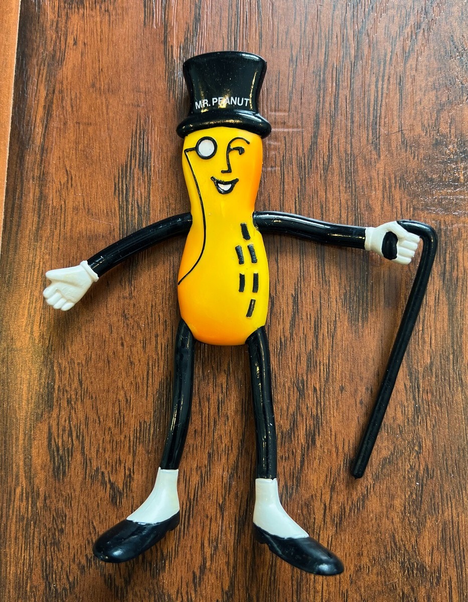Vintage Mr. Peanut 1991 Poseable 6