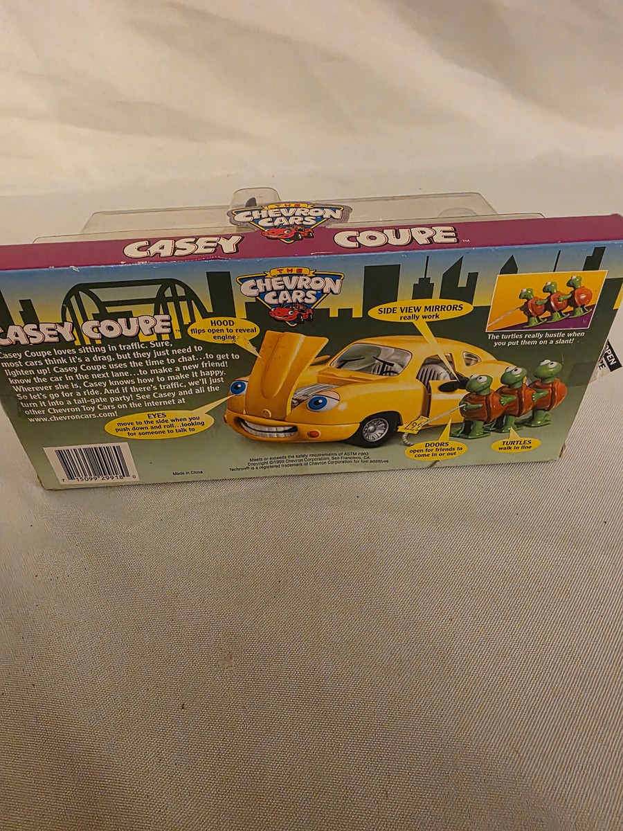 Chevron Cars Casey Coupe The Collection in Pkg 3 Turtles Toy 1999