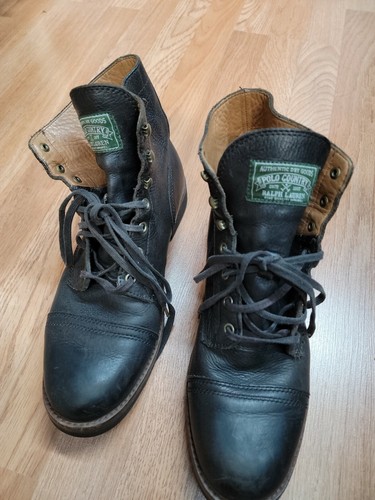 Enville 100% Leather Boots Size 