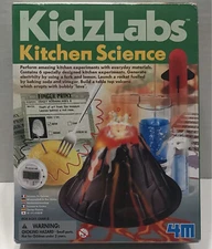 Kitchen Science Kit Educational Toy For Children W/ 6 Fun Experiments By 4M, 8+