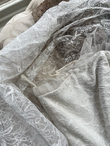 Vintage 50's Wedding Dress & Matching Bolero /Jacket. UK 8-10. Original Box. VGC - Picture 21 of 24