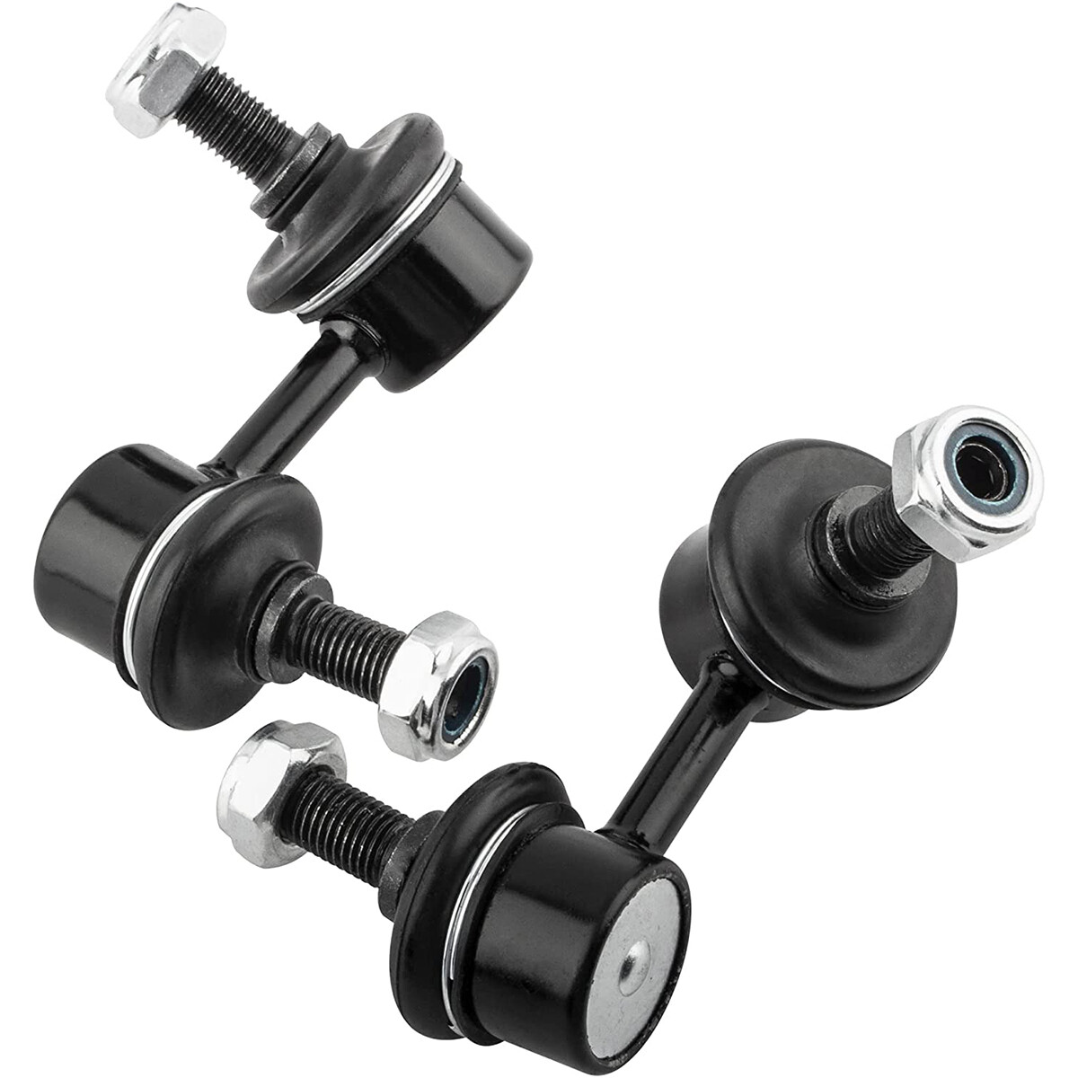 SET-MOK80186 Moog Sway Bar Links Set Of 2 Front Or Rear Driver - Foto 8