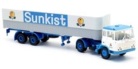Brekina 85271 Daf Ft 2600 Lkw Pritsche Plane Sattelzug Sunkist 1:87 H0