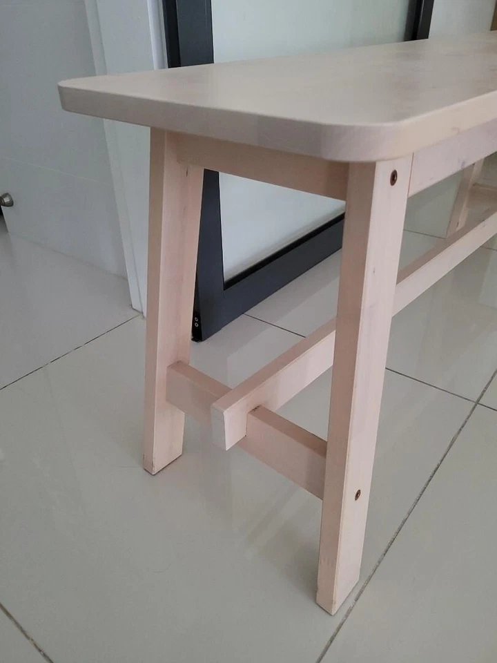 Brand New Ikea NORRÅKER / NORRAKER Bench, birch, 103 cm, 604.289.90 - Image 2 of 4