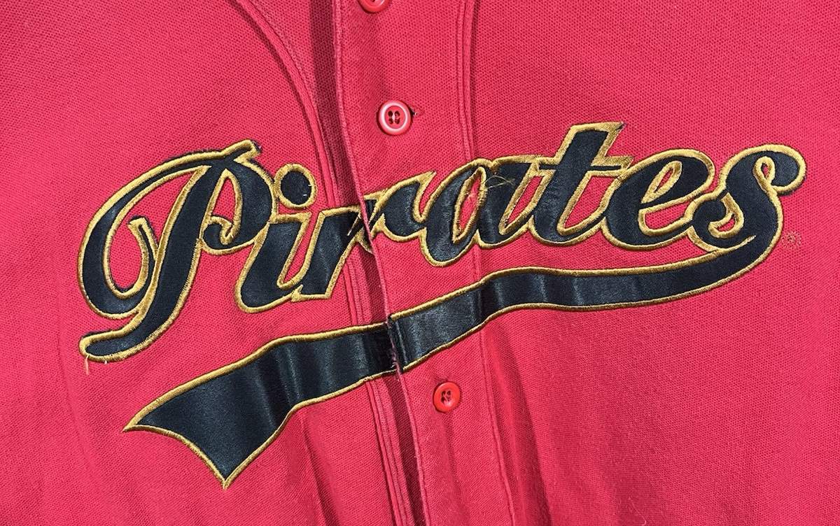 Vintage Mirage Pittsburgh Pirates Red Jersey Size Medium | eBay