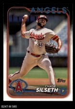 2024 Topps #585 Chase Silseth Angels 8 - NM/MT