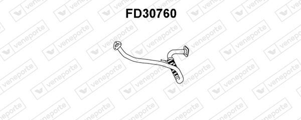 Tuyau d'échappement Ford Transit 2.5 TD tube de rechange pour utilitaire benne et châssis