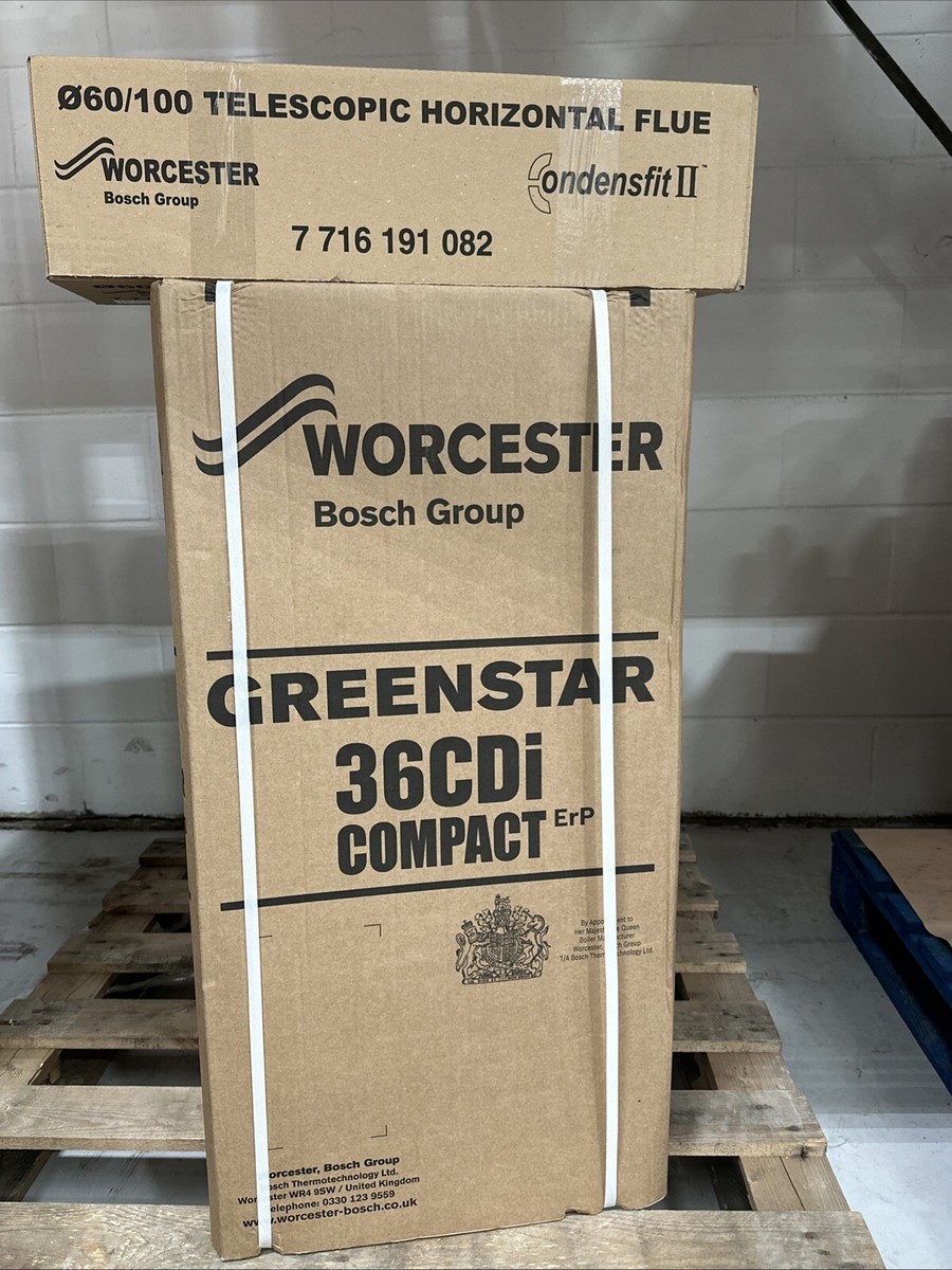 Worcester Bosch GS 36CDi Compact Combi Gas Boiler Flue VAT