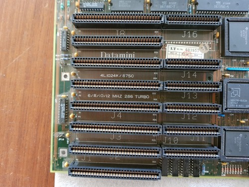 Carte Mère 6/8/10/12 MHZ 286 TURBO 4L1024K / 8750 - Picture 2 of 3
