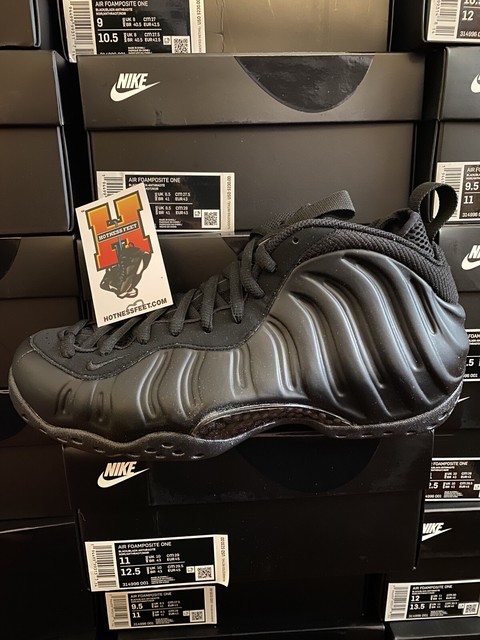 2020 NIKE FOAMPOSITE ONE ALL BLACK 2020 ANTHRACITE 314996 001 GS & MEN SZ:4Y-14 | eBay