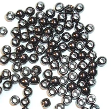 100 PREMIUM BLACK NICKEL BRASS BEADS Nimrod's Tackle Fly Tying 8 SIZES TO PICK