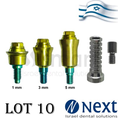 lotx10 MIS conical C1 WP Fit Straight Multi Unit 1mm/3mm/5 mm