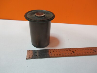 ANTIQUE BRASS EYEPIECE VINTAGE OKULAR ''2'' MICROSCOPE PART AS PICTURED &A3-B-92