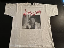Vintage 90's Mickey Gilley  Country Music T-Shirt Autographed Size XL