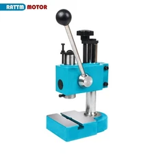 US SHIP】J03-0.2A Spring-Loaded Manual Shaft Press Hand Hole Puncher Machine