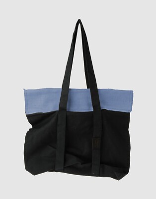 Simona Tagliafierri Damen Tasche blau & schwarz Stoff, NEU. MADE IN ITALY 