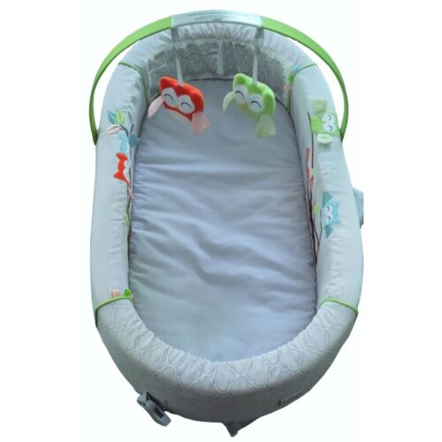 Mochila Plegable Portátil Nido Cuna Viaje Bebé Unisex Búhos Interior Exterior - Imagen 5 de 18