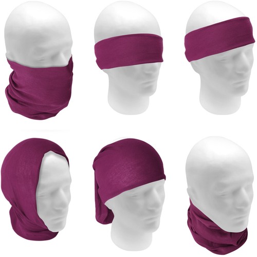 Bandana Tubolare Multifunzione Sciarpa Scaldacollo Facciale Bici Moto - Imagen 23 de 26