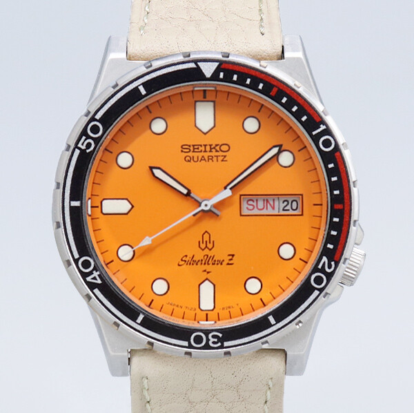Seiko Silverwave Z 7123-8250 Vintage New Old Stock ST.Steel Quartz Mens Watch