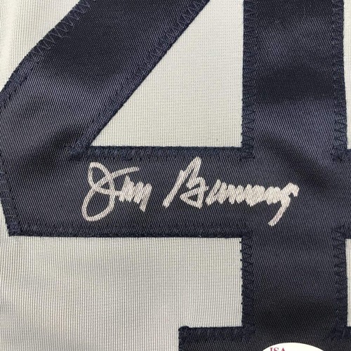 Autographed/Signed JIM BUNNING Detroit Grey Baseball Jersey JSA COA Auto - Picture 3 of 4