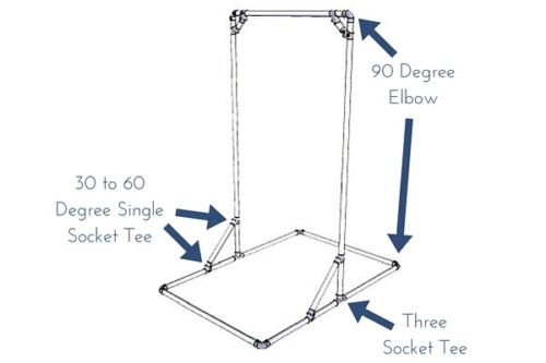 Freestanding Pull Up Bar - Home Gym, Diy Gym, Weight Training, Pull Ups,  Chin Up | Ebay