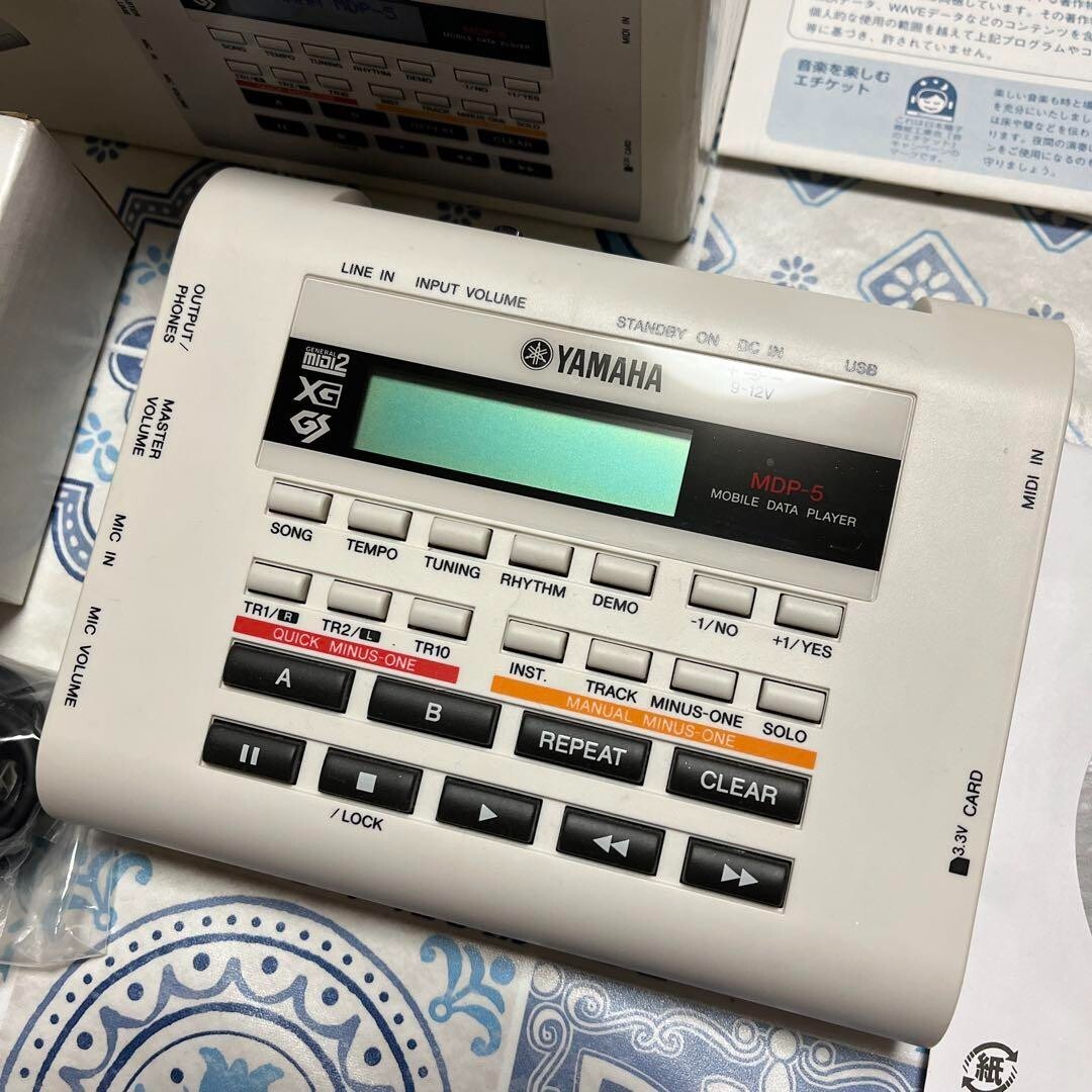 美品　Yamaha MDP-5 モバイルデータプレーヤー　XG GS音源　元箱 美品 Yamaha MDP-5 モバイルデータプレーヤー XG GS音源 元箱