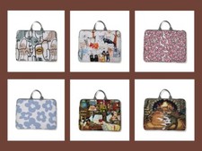 Laptop Sleeve Choice of Designs Case Handle Fit 15 in (bag 30cm x40cm) NEW