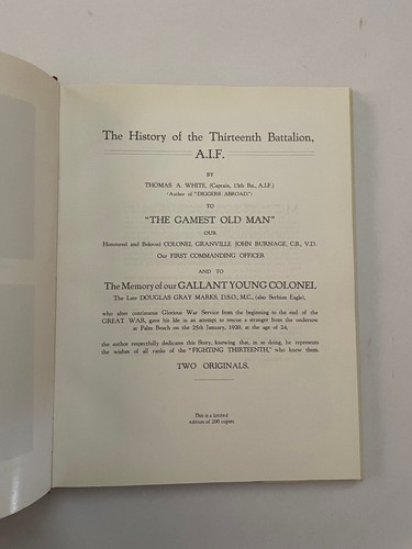 The Fighting Thirteenth – History of the Thirteenth Battalion AIF (2nd Edition) - Picture 3 of 6