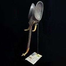 African Babanki Elephant Mask - 52 Inches on display stand 24