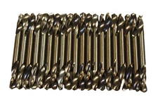 Lot of (20) 3/16" Double End Drill Bits Full Grounded 500559A
