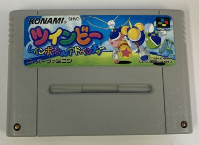 Super Famicom TwinBee Rainbow Bell Adventure Japan Ver Cartridge