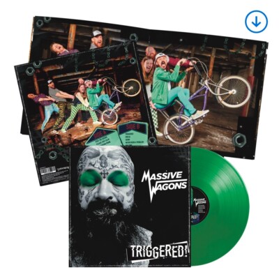 Massive Wagons 'Triggered' Green Vinyl - NEW