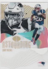2019 Panini Illusions Astounding Gold #4 Sony Michel Insert /399