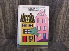 1972 Coats  Clark's Book 225 CRAFT IDEAS Needlepoint Cross Stitch Pattern Book