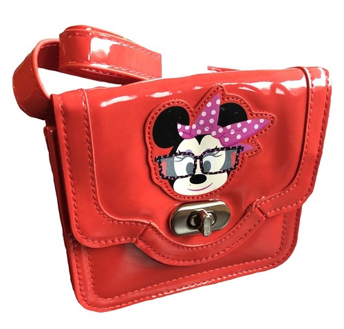 Disney Minnie Mouse Red Shiny Patent 