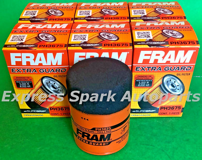 Case of 6 Engine Oil Filter-Extra Guard FRAM PH3675 For GMC, CHEVROLET, PONTIAC