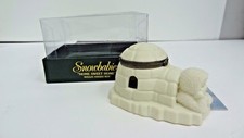 Department 56 Snowbabies "Home Sweet Home" Figur Schmuckschatulle mit Box & COA 