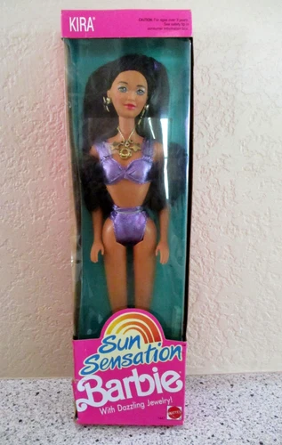 Vintage 1991 Mattel Barbie “Sun Sensation Kira Doll” #10956  In Orig. Box NEW !