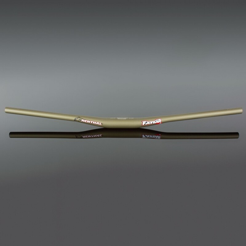 Guidon RENTHAL Fatbar 35 absorbant les vibrations avec une rehausse de 10mm