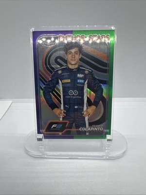 FRANCO COLAPINTO 2024 TOPPS CHROME F1 F2 FUTURE PURPLE GREEN #24 Q4241