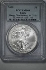 2008 Happy 70th Birthday Lloyd PCGS MS69 Sample Slab Scarce Rare Type
