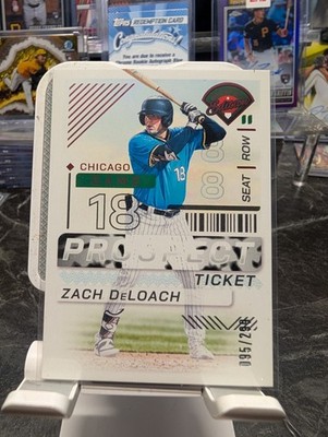 Zach Deloach 2024 Panini Prospect Ticket Edition Red Foil /299 #171 White Sox