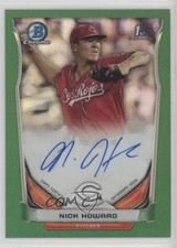 2014 Bowman Draft Chrome Pick Green Refractor 72/99 Nick Howard #BCA-NH Auto 0n8