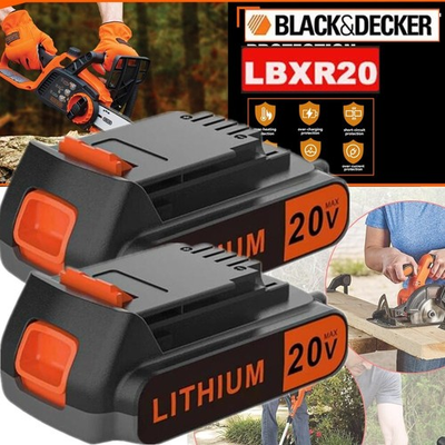 #ad #ad 2PACK For BLACK DECKER 20V MAX* 2.0 Ah Lithium Battery Pack LBXR2020 OPE $29.00
